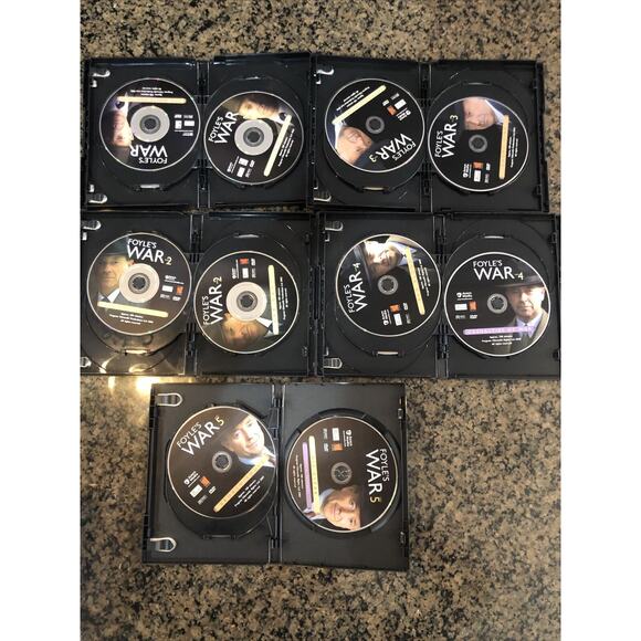 Foyle's War Series 1-5 From Dunkirk to VE-Day (19 DVD Box Set, 2009) Acorn Media - Picture 6 of 7